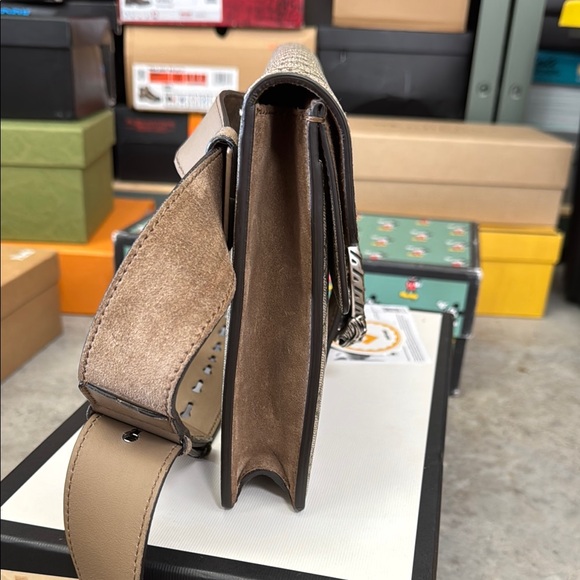 Gucci Dionysus Bumbag Waist Fanny Pack Bag EUC Entrupy Certified GG Monogram - Picture 3 of 16